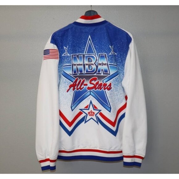 Mitchell & Ness 1991 NBA All-Star Warm Up Jacket - White Size M
